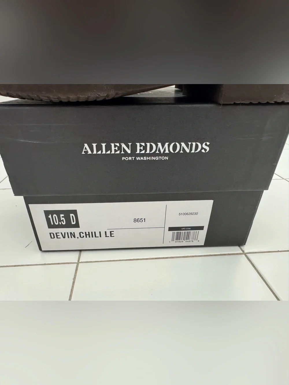 Allen Edmonds Plain-Toe Derby in Chili Leather